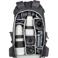 Think Tank Mochila BackLight 36L Negra | Mochila profesional con acceso trasero y gran capacidad para fotografía de aventura y v