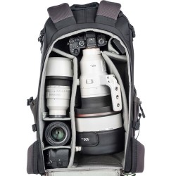 Think Tank Mochila BackLight 36L Negra | Mochila profesional con acceso trasero y gran capacidad para fotografía de aventura y v