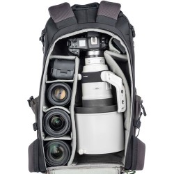 Think Tank Mochila BackLight 36L Negra | Mochila profesional con acceso trasero y gran capacidad para fotografía de aventura y v