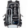 Think Tank Mochila BackLight Sprint Slate Negra | Mochila ligera para fotografía de aventura con estilo discreto y acceso traser