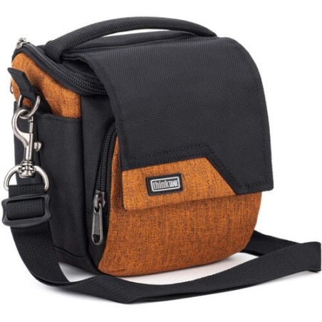 Think Tank Bolsa de Hombro Mirrorless Mover 10 V2 Naranja | Bolsa compacta y colorida para cámaras sin espejo con protección y e
