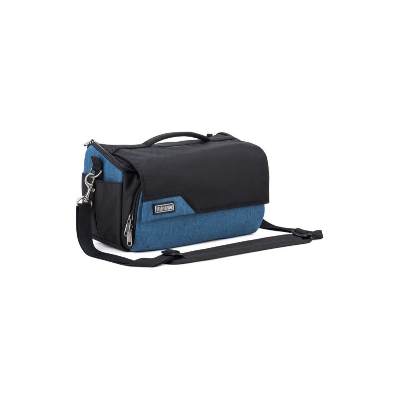 Think Tank Mirrorless Mover 25 V2 Bolsa de Hombro Azul | Estuche de gran capacidad para cámaras mirrorless con visor electrónico