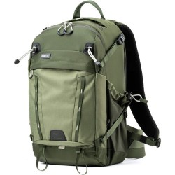 Think Tank Mochila BackLight 18L Verde | Mochila compacta para fotógrafos de aventura con acceso trasero seguro