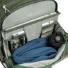 Think Tank Mochila BackLight 18L Verde | Mochila compacta para fotógrafos de aventura con acceso trasero seguro