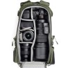 Think Tank Mochila BackLight 18L Verde | Mochila compacta para fotógrafos de aventura con acceso trasero seguro