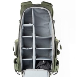 Think Tank Mochila BackLight Sprint Verde | Mochila fotográfica ligera con acceso trasero para fotógrafos activos