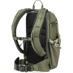 Think Tank Mochila BackLight Sprint Verde | Mochila fotográfica ligera con acceso trasero para fotógrafos activos