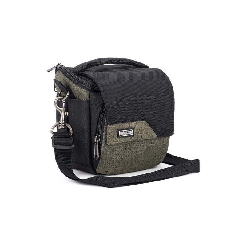 Think Tank Bolsa de Hombro Mirrorless Mover 10 V2 Verde | Estuche compacto para cámaras sin espejo con estilo funcional y protec