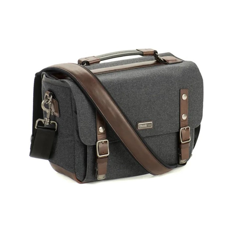Think Tank Signature 10 Gris Ardesia Estuche | Estuche de hombro de alta gama para cámaras sin espejo con diseño clásico y funci