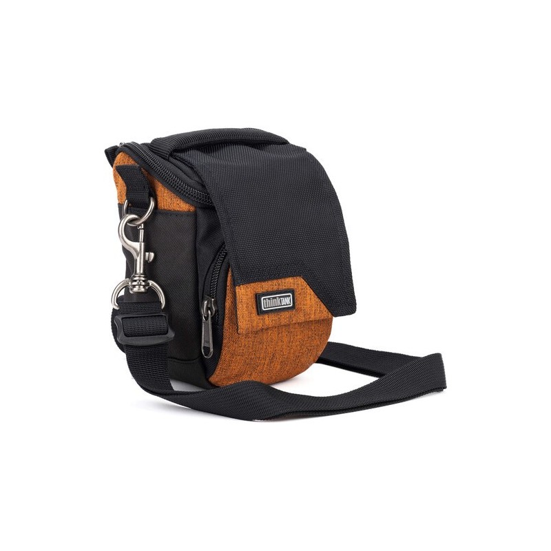 Think Tank Bolsa de Hombro Mirrorless Mover 5 V2 Naranja | Estuche ultracompacto para cámaras sin espejo con diseño llamativo y 