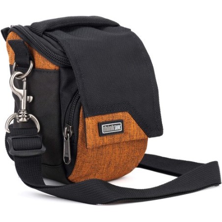 Think Tank Bolsa de Hombro Mirrorless Mover 5 V2 Naranja | Estuche ultracompacto para cámaras sin espejo con diseño llamativo y 