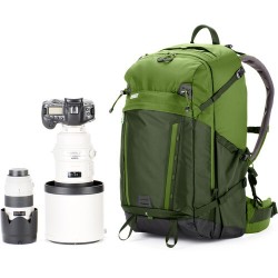 Think Tank Mochila MindShift BackLight 36L Verde | Mochila profesional para fotografía outdoor con acceso trasero y gran capacid