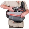 Think Tank Mochila MindShift PhotoCross 13 Gris | Mochila fotográfica compacta y resistente para aventuras al aire libre