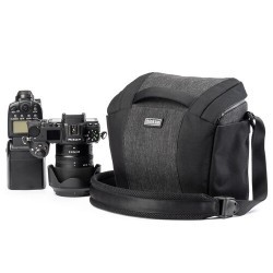 Think Tank SpeedTop Crossbody 10 Gris Estuche | Estuche tipo bandolera con acceso magnético para cámaras compactas o mirrorless
