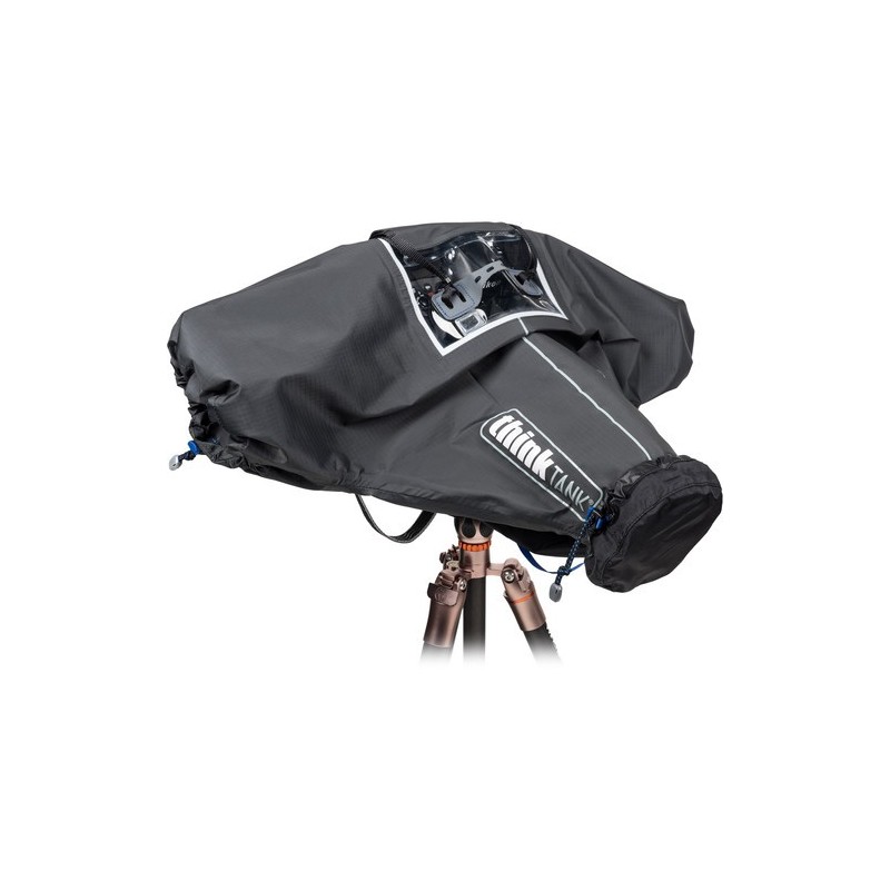 Think Tank Funda Impermeable Hydrophobia D70-200 V3 | Protección profesional contra lluvia intensa para cámaras DSLR con objetiv