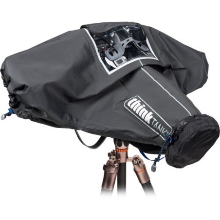 Think Tank Funda Impermeable Hydrophobia D70-200 V3 | Protección profesional contra lluvia intensa para cámaras DSLR con objetiv