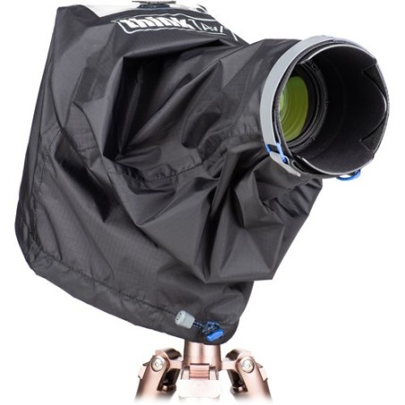 Think Tank Funda Impermeable de Emergencia - Medium | Cobertura ligera para cámaras DSLR con objetivo estándar
