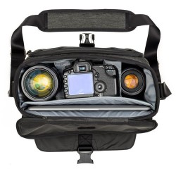 Think Tank Bolsa de Hombro Vision 13 Grafito | Bolsa fotográfica con espacio para portátil, DSLR y accesorios