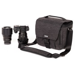 Think Tank Bolsa de Hombro Vision 10 Grafito | Bolsa elegante para cámara DSLR/Mirrorless con objetivo y accesorios