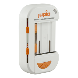 Jupio Cargador Universal Li-Ion +AA/AAA+USB | Cargador multifunción para baterías de cámaras y pilas recargables