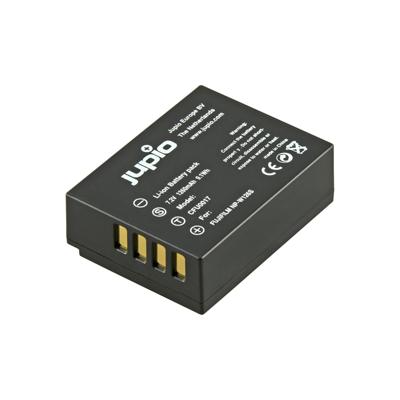 Jupio Batería Fuji NP-W126S | Batería compatible para cámaras Fujifilm X