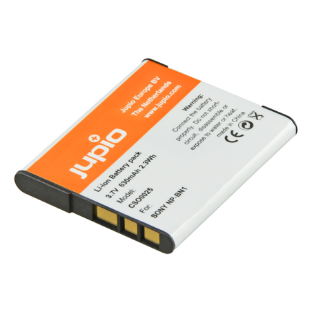Jupio Batería Sony NP-BN1 | Batería compatible para cámaras Sony compactas de viaje