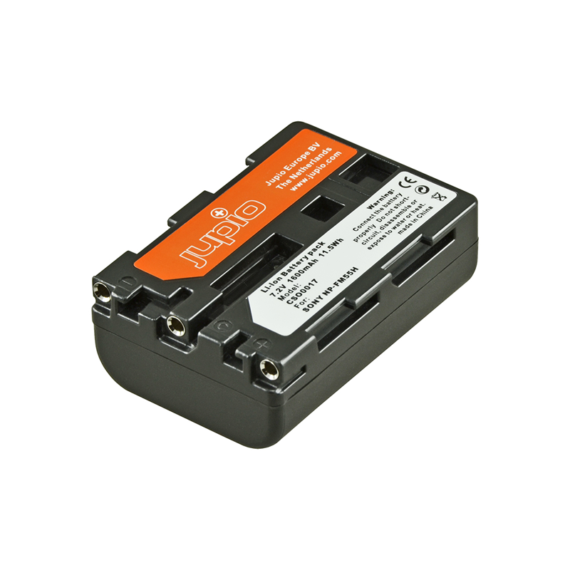 Jupio Batería Sony NP-FM55H | Batería compatible para cámaras Sony Alpha