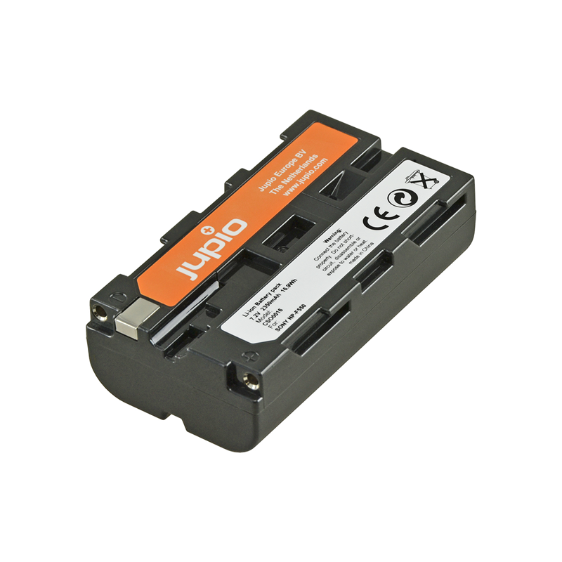 Jupio Batería Sony NP-F550 | Batería compatible para cámaras de vídeo y monitores Sony