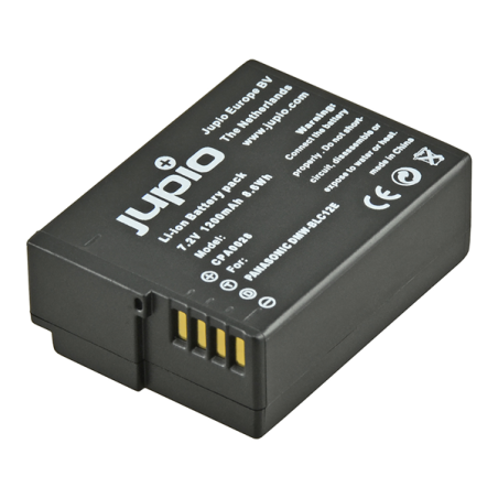 Jupio Batería Panasonic DMW-BLC12E | Batería compatible para cámaras Panasonic Lumix G