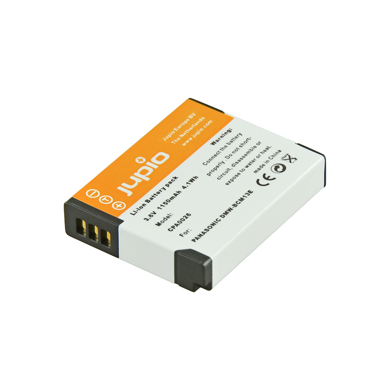 Jupio Batería Panasonic DMW-BCM13E | Batería compatible para cámaras Panasonic compactas