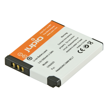 Jupio Batería Panasonic DMW-BCL7 | Batería compatible para cámaras Panasonic compactas modernas