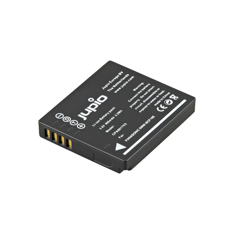 Jupio Batería Panasonic DMW-BCF10E | Batería recargable compatible para cámaras compactas Lumix