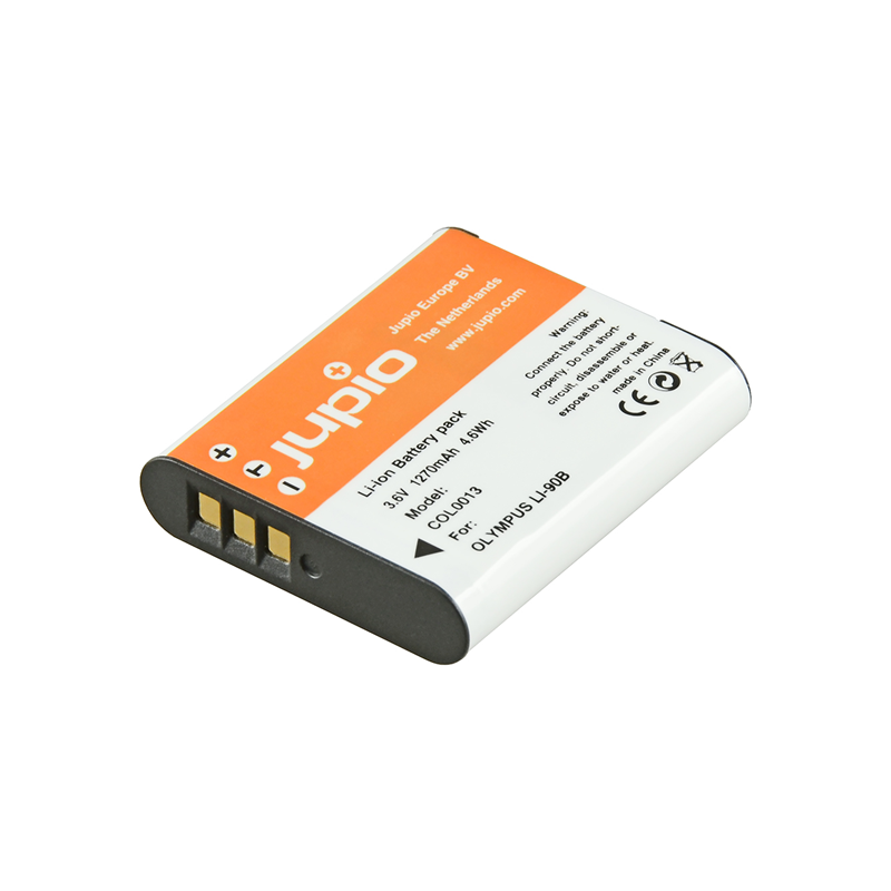 Jupio Batería Olympus LI-90B | Batería compatible para cámaras Olympus Tough y Stylus