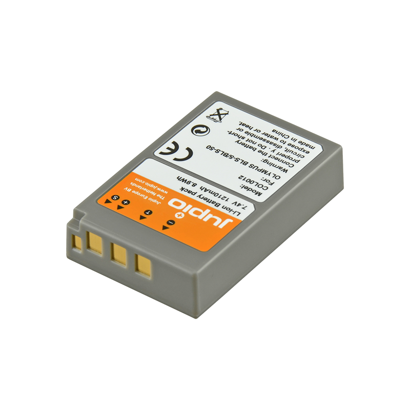 Jupio Batería Olympus PS-BLS5/50 | Batería recargable compatible para cámaras Olympus PEN y OM-D