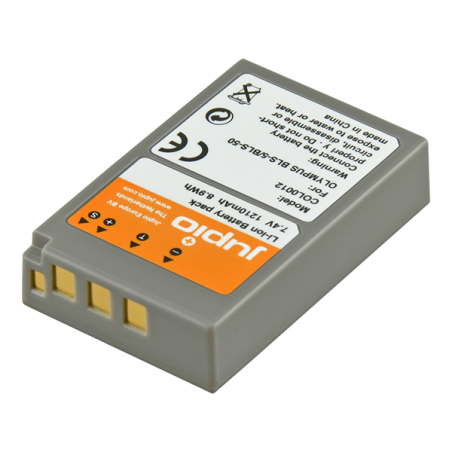 Jupio Batería Olympus PS-BLS5/50 | Batería recargable compatible para cámaras Olympus PEN y OM-D