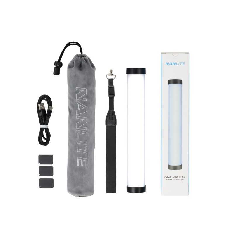 Compra Nanlite PavoTube II 6C | Tubo LED RGBWW Portátil para Iluminación Creativa en Video y Fotografía
