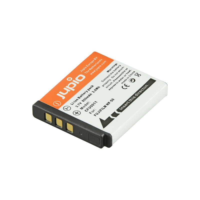 Jupio Batería Fuji NP-50 | Batería compatible para cámaras compactas Fujifilm