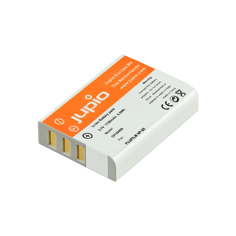 Jupio Batería Fuji NP-95 | Batería compatible de alto rendimiento para cámaras Fujifilm