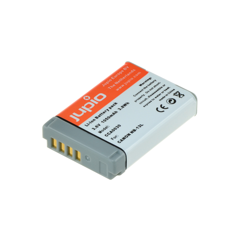 Jupio Batería Canon NB-13L | Batería compatible para cámaras compactas Canon avanzadas
