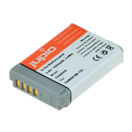 Jupio Batería Canon NB-13L | Batería compatible para cámaras compactas Canon avanzadas