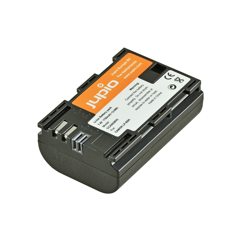 Jupio Batería Canon LP-E6N | Batería de alto rendimiento compatible con cámaras Canon EOS