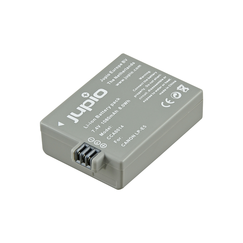 Jupio Batería Canon LP-E5 | Batería de repuesto compatible con cámaras Canon EOS