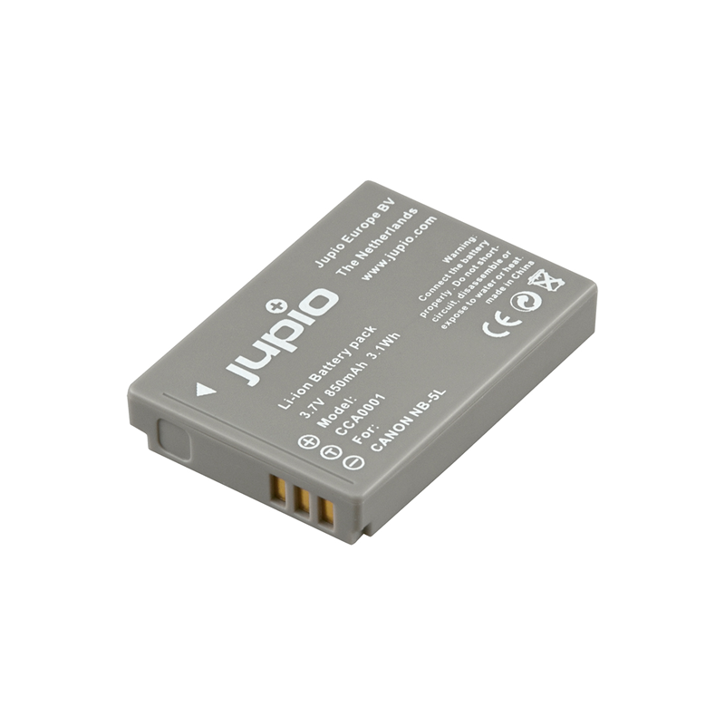 Jupio Batería Canon NB-5L | Batería compatible de alta calidad para cámaras Canon