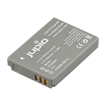 Jupio Batería Canon NB-5L | Batería compatible de alta calidad para cámaras Canon