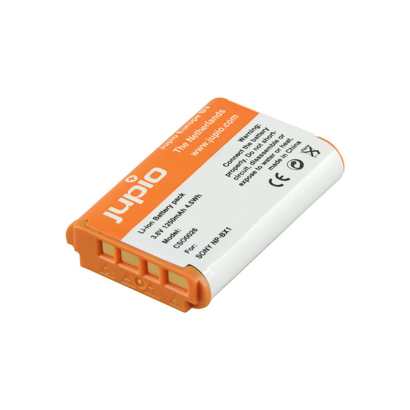 Jupio Batería Sony NP-BX1 | Repuesto compatible para cámaras Sony con batería NP-BX1