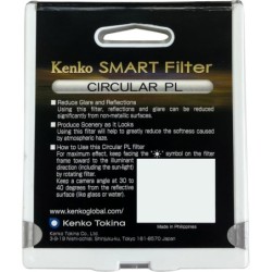 Kenko PLC Smart Slim 62mm | Filtro polarizador circular multicapa para lentes de 62mm