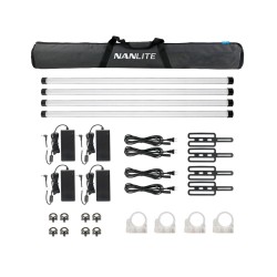 Compra Nanlite PavoTube II 30X | Tubo LED RGBWW Profesional de 4 Unidades para Cine y Fotografía