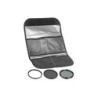 Hoya Filtros DFK43 II (UV, PLC, ND) D43 | Kit de filtros UV, CPL y ND para objetivos de 43mm