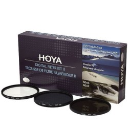 Hoya Filtros DFK52 (UV, PLC, ND) 52mm | Kit de filtros UV, CPL y ND para objetivos de 52mm