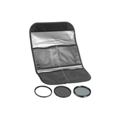 Hoya Filtros DFK67 (UV, PLC, ND) 67mm | Kit de filtros Hoya UV, CPL y ND para fotografía de 67mm